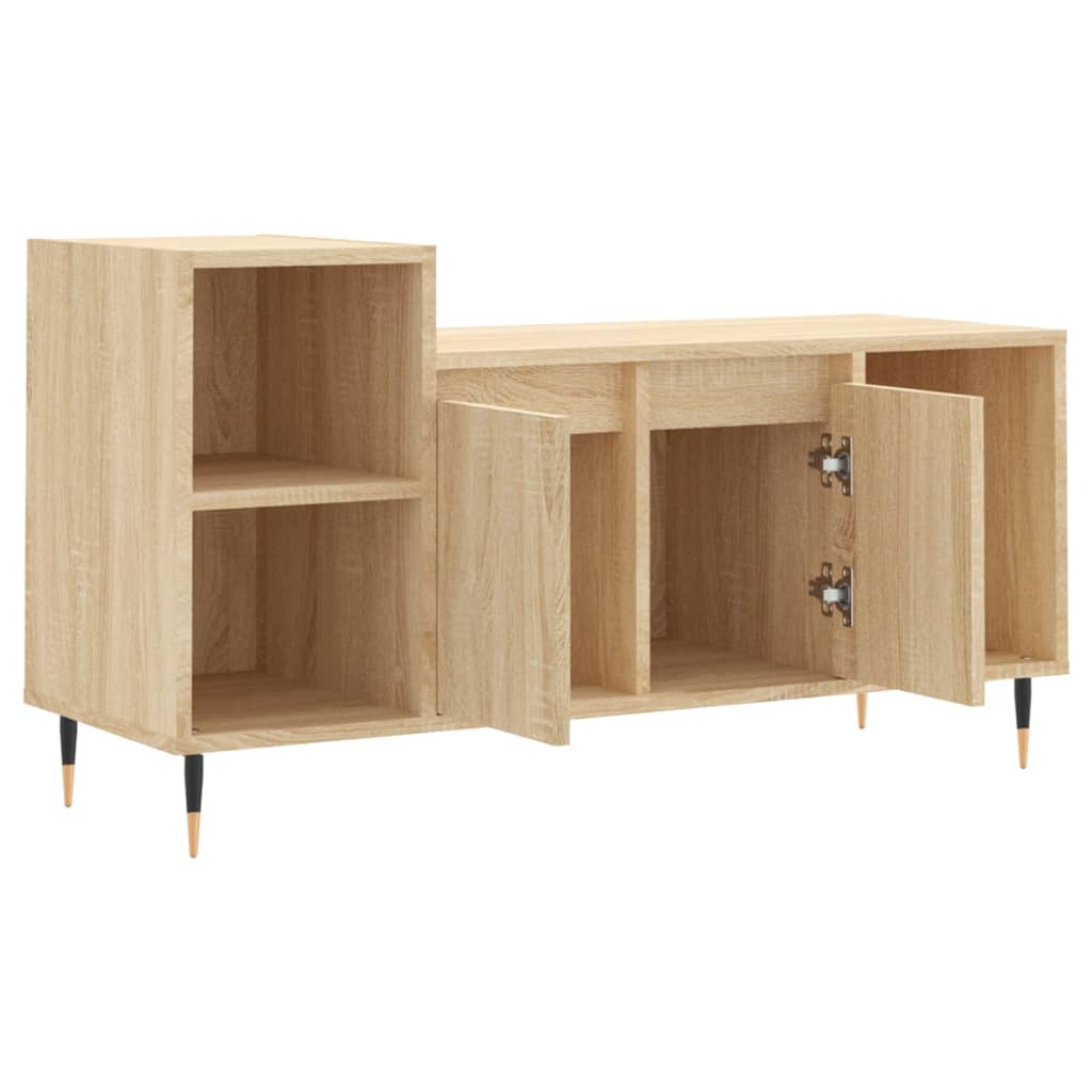 Meuble TV Chêne sonoma 100x35x55 cm Bois d'ingénierie - XIOS