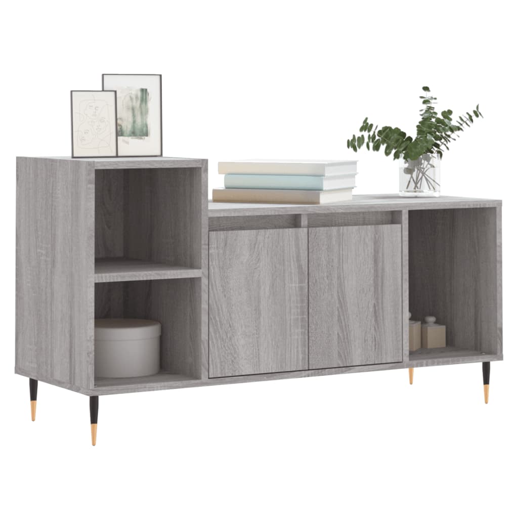 Meuble TV Sonoma gris 100x35x55 cm Bois d'ingénierie - XIOS