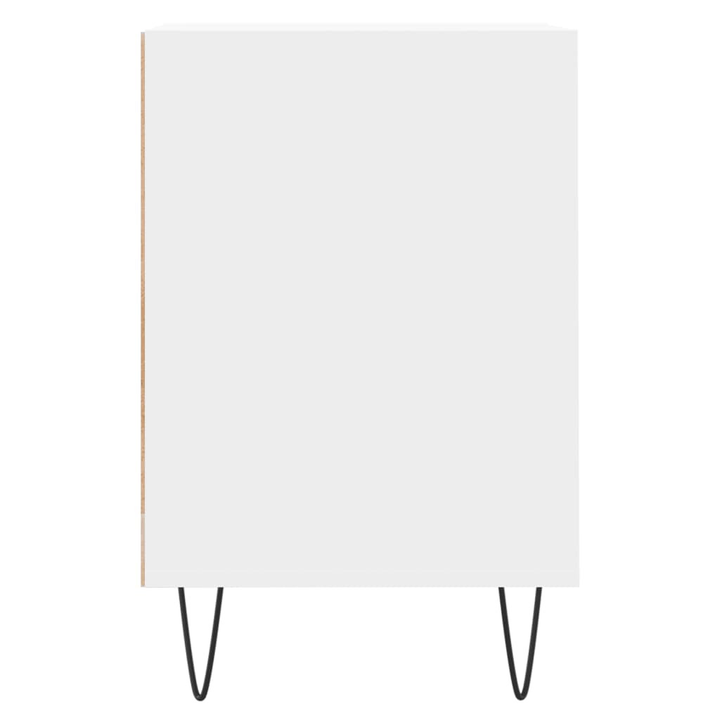 Meuble TV Blanc 100x35x55 cm Bois d'ingénierie - XIOS