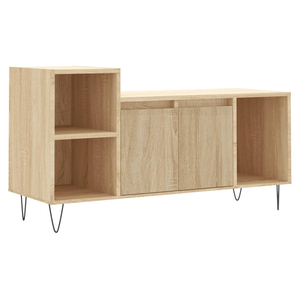 Meuble TV Chêne sonoma 100x35x55 cm Bois d'ingénierie - XIOS