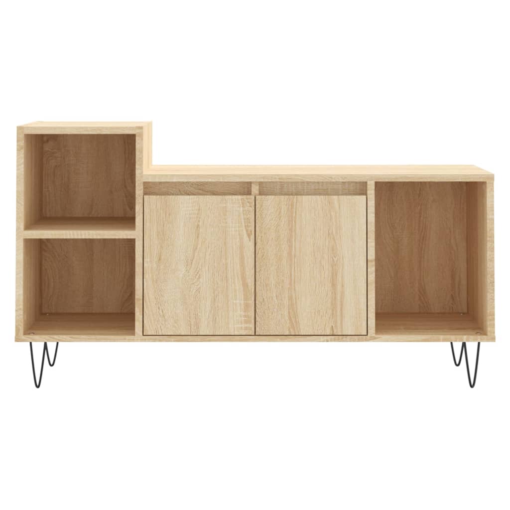 Meuble TV Chêne sonoma 100x35x55 cm Bois d'ingénierie - XIOS