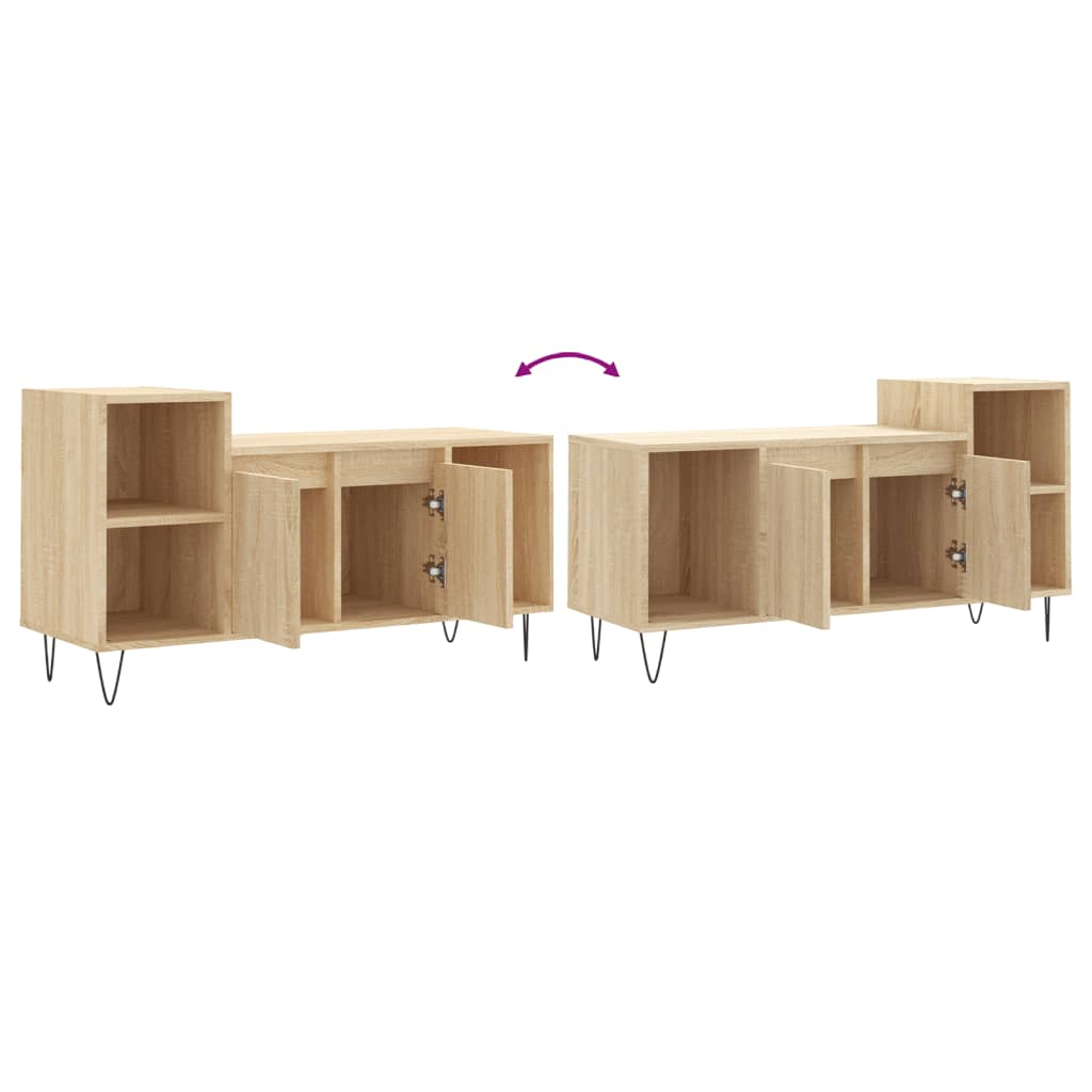 Meuble TV Chêne sonoma 100x35x55 cm Bois d'ingénierie - XIOS