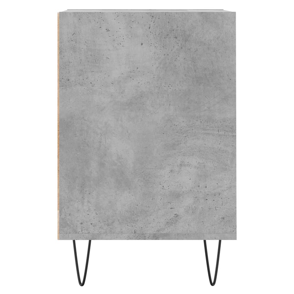 Meuble TV Gris béton 100x35x55 cm Bois d'ingénierie - XIOS