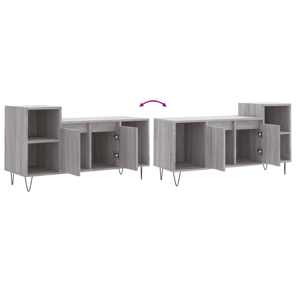 Meuble TV Sonoma gris 100x35x55 cm Bois d'ingénierie - XIOS