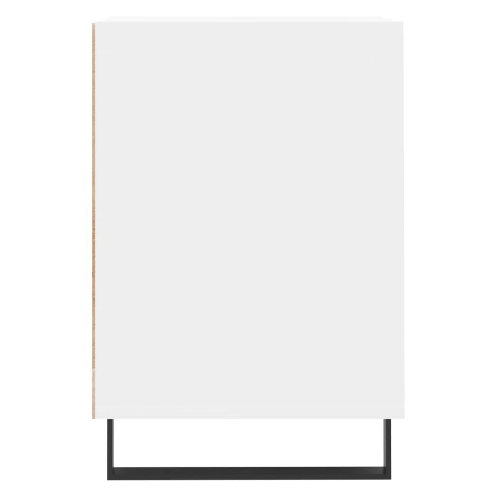 Meuble TV Blanc 100x35x55 cm Bois d'ingénierie - XIOS