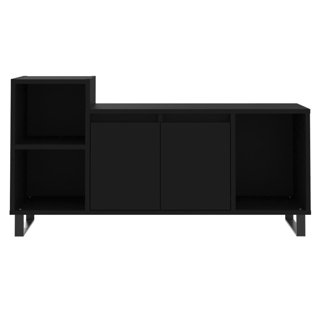 Meuble TV Noir 100x35x55 cm Bois d'ingénierie - XIOS