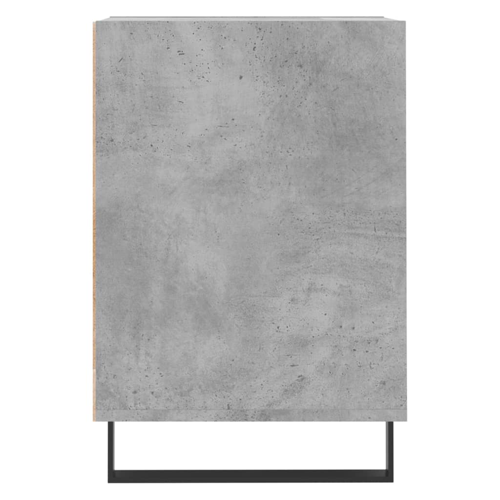 Meuble TV Gris béton 100x35x55 cm Bois d'ingénierie - XIOS