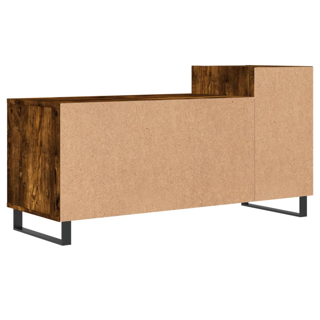 Meuble TV Chêne fumé 100x35x55 cm Bois d'ingénierie - XIOS