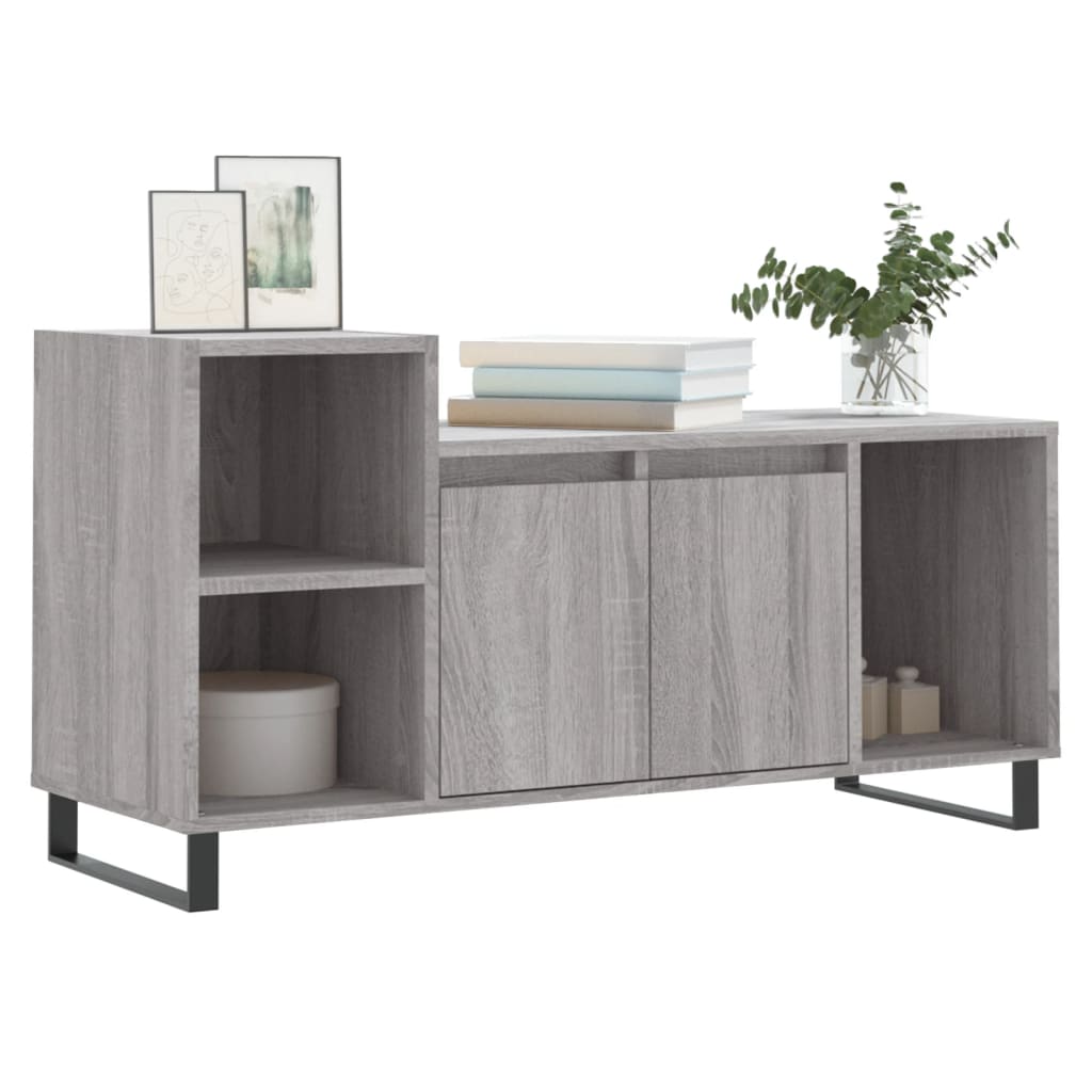 Meuble TV Sonoma gris 100x35x55 cm Bois d'ingénierie - XIOS