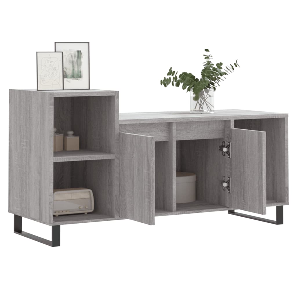 Meuble TV Sonoma gris 100x35x55 cm Bois d'ingénierie - XIOS