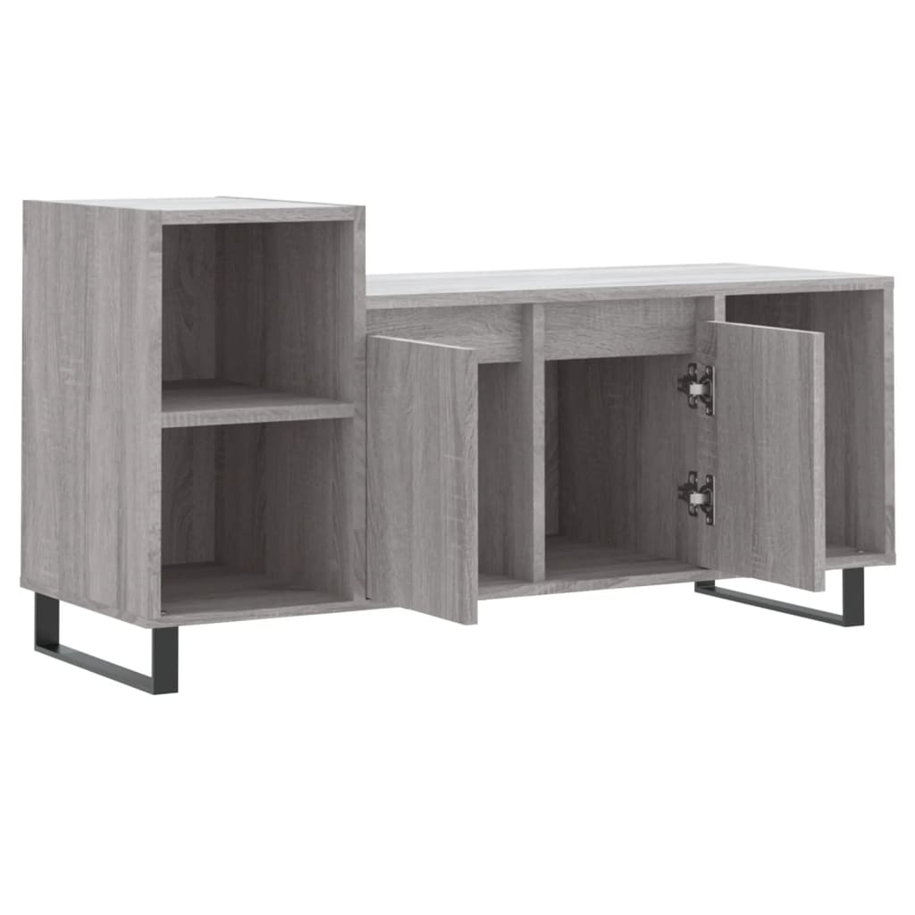 Meuble TV Sonoma gris 100x35x55 cm Bois d'ingénierie - XIOS