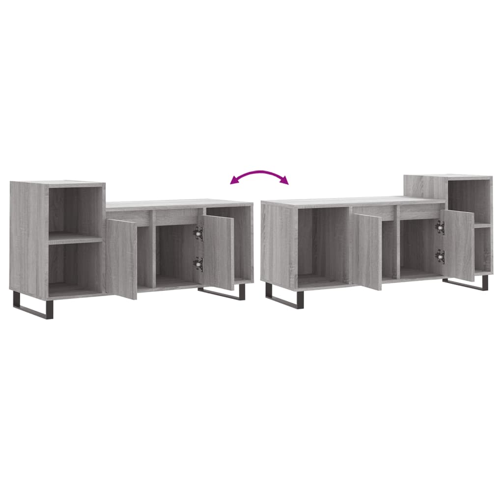 Meuble TV Sonoma gris 100x35x55 cm Bois d'ingénierie - XIOS