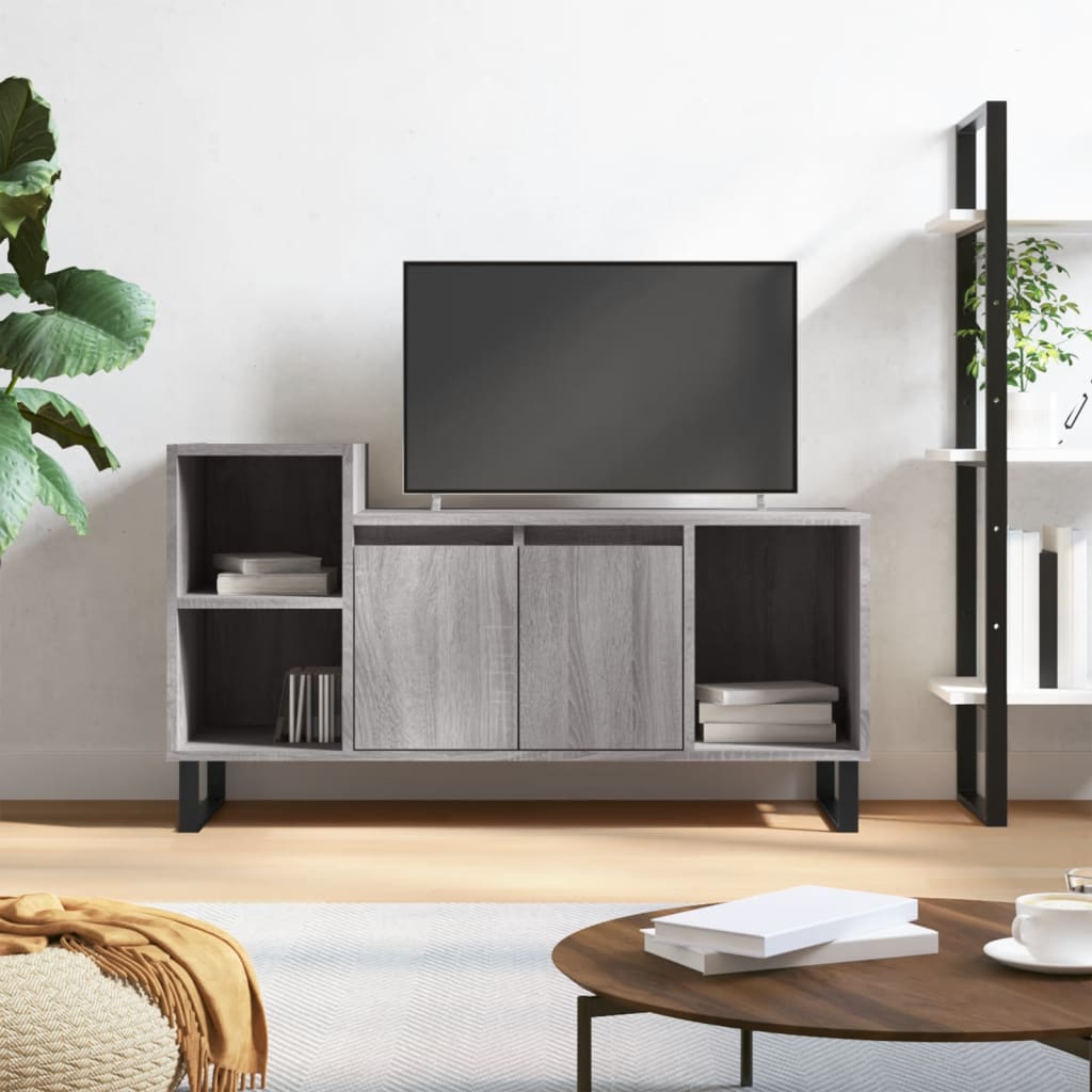 Meuble TV Sonoma gris 100x35x55 cm Bois d'ingénierie - XIOS