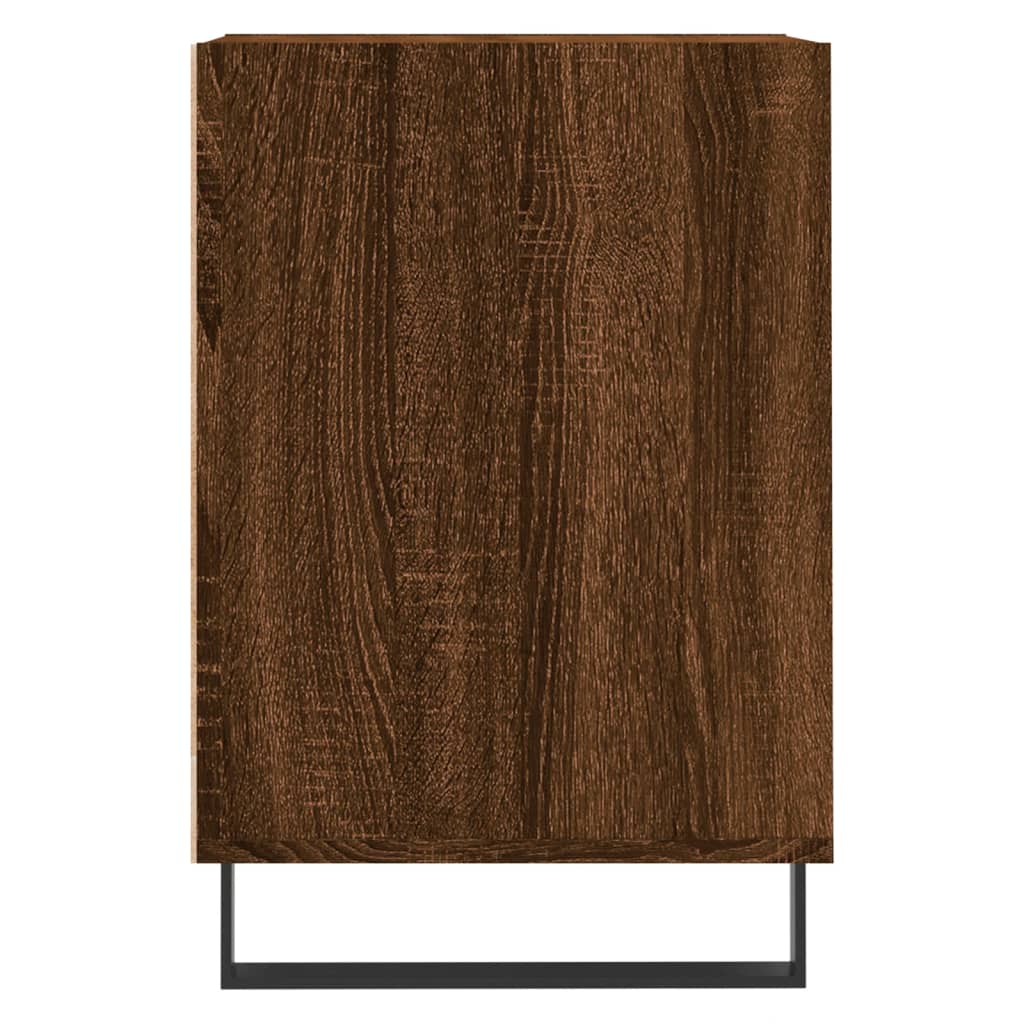 Meuble TV Chêne marron 100x35x55 cm Bois d'ingénierie - XIOS