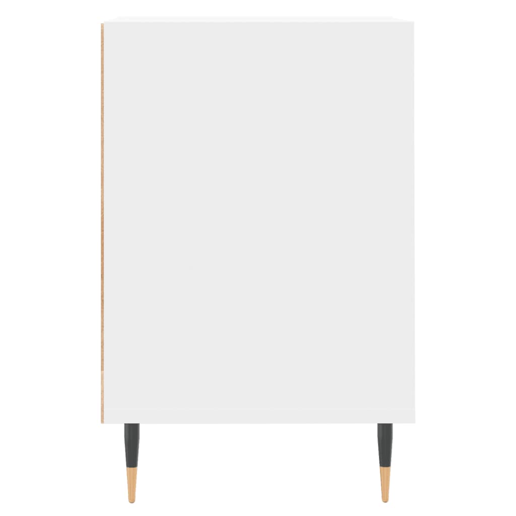 Meuble TV Blanc 160x35x55 cm Bois d'ingénierie - XIOS