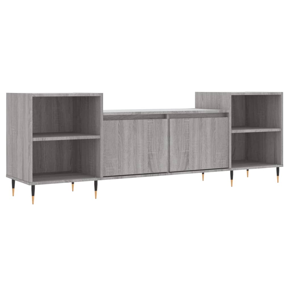 Meuble TV Sonoma gris 160x35x55 cm Bois d'ingénierie - XIOS