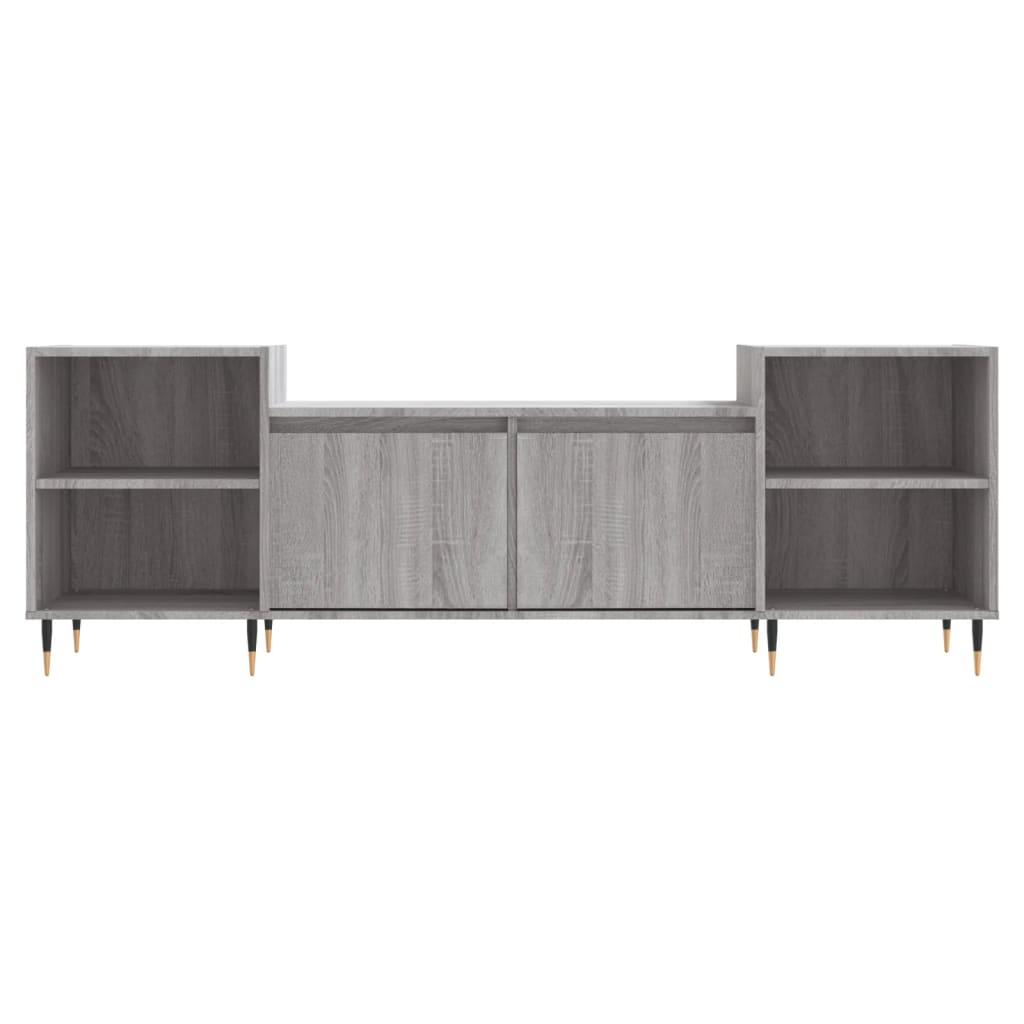 Meuble TV Sonoma gris 160x35x55 cm Bois d'ingénierie - XIOS