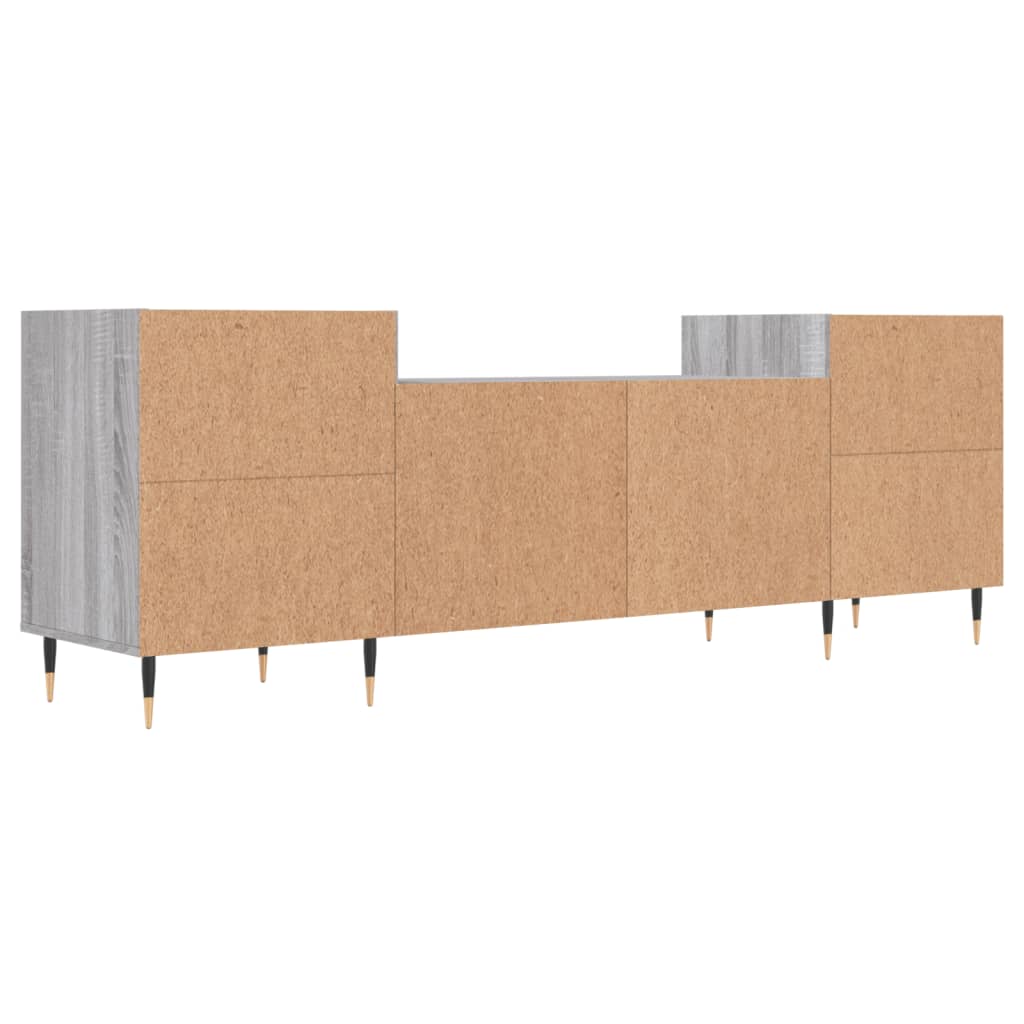 Meuble TV Sonoma gris 160x35x55 cm Bois d'ingénierie - XIOS