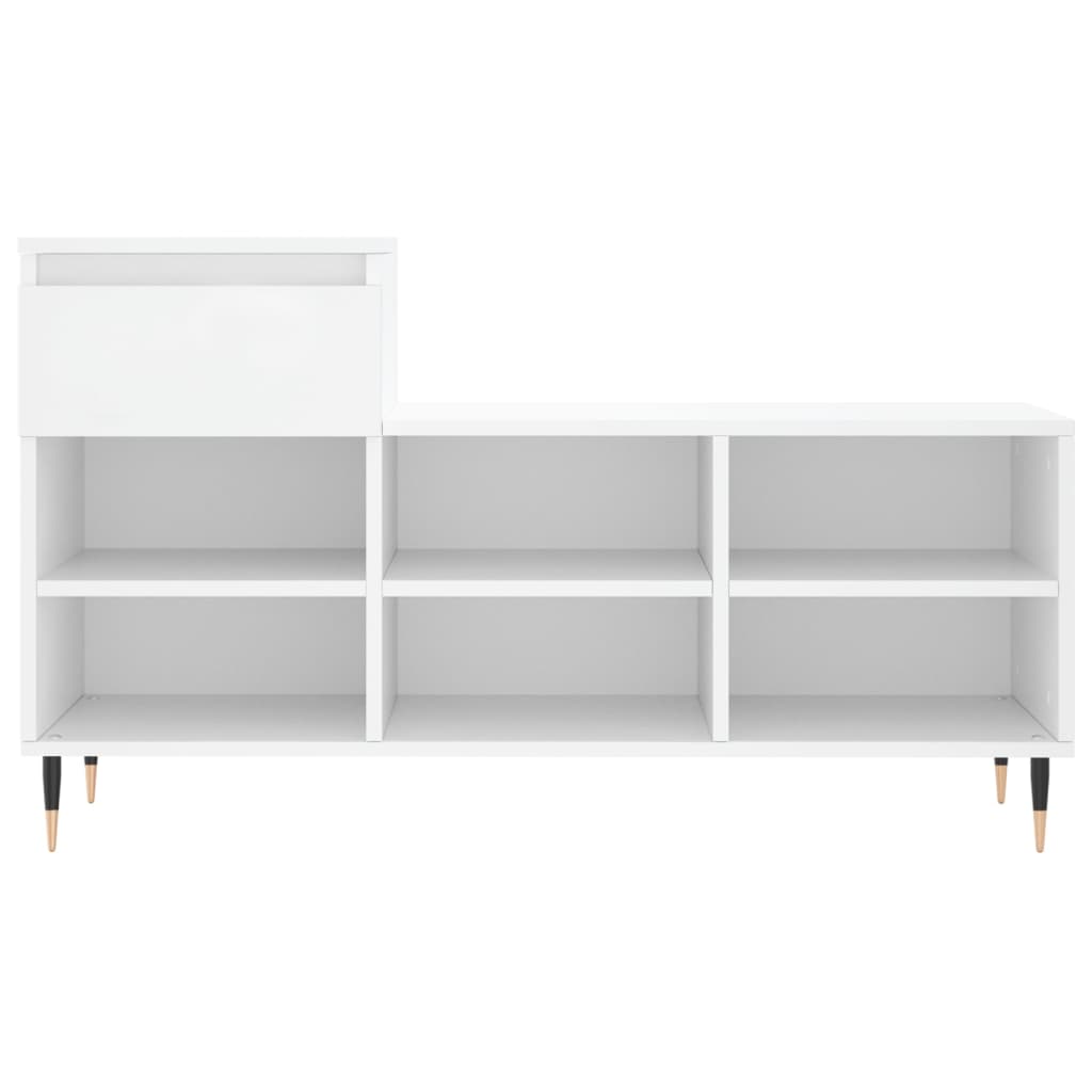 Armoire à chaussures Blanc 102x36x60 cm Bois d'ingénierie - XIOS