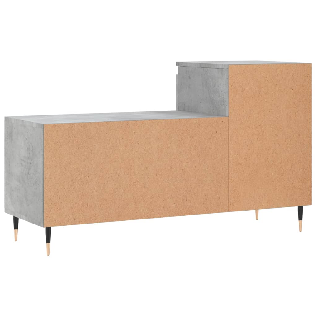 Armoire à chaussures Gris béton 102x36x60 cm Bois d'ingénierie - XIOS