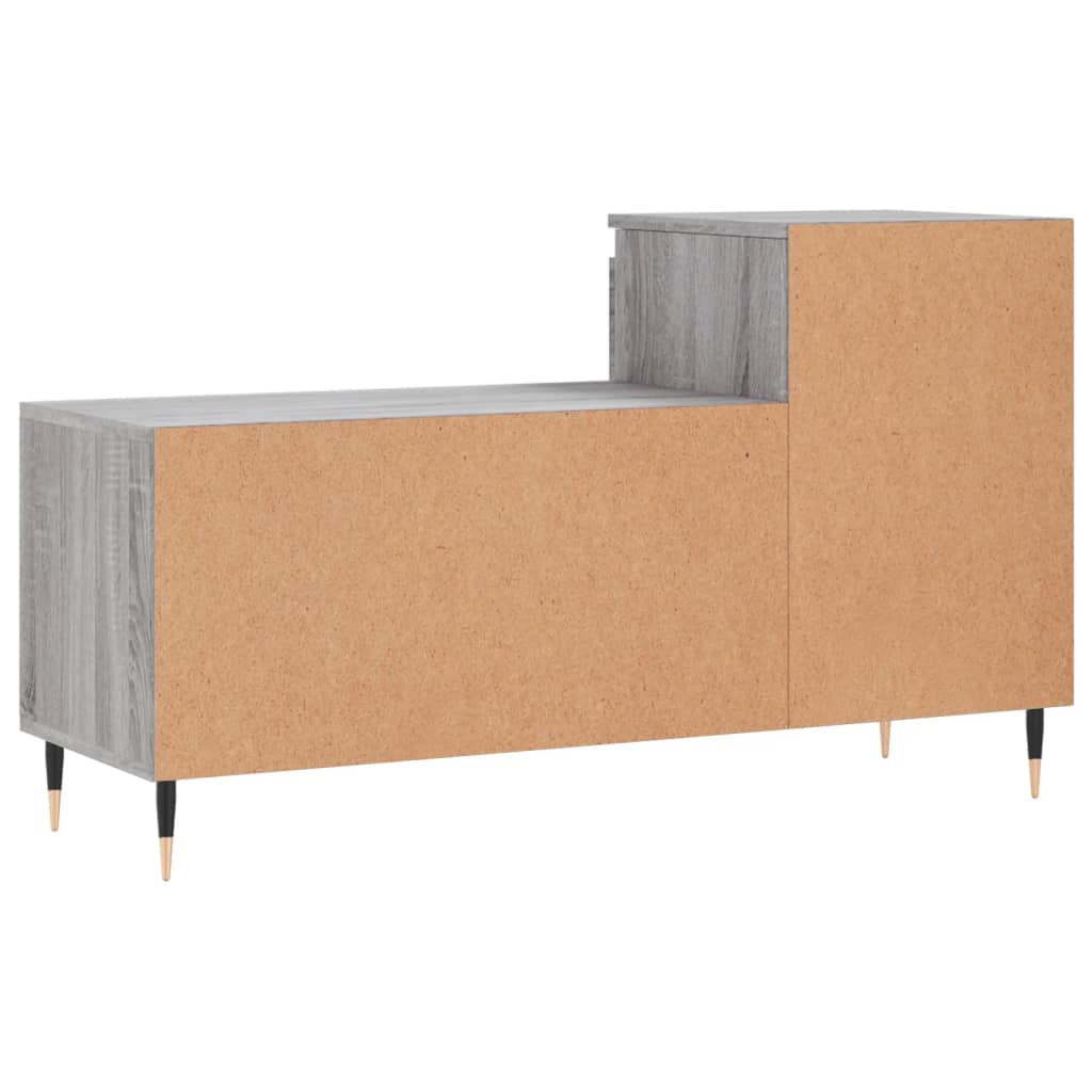 Armoire à chaussures Sonoma gris 102x36x60 cm Bois d'ingénierie - XIOS