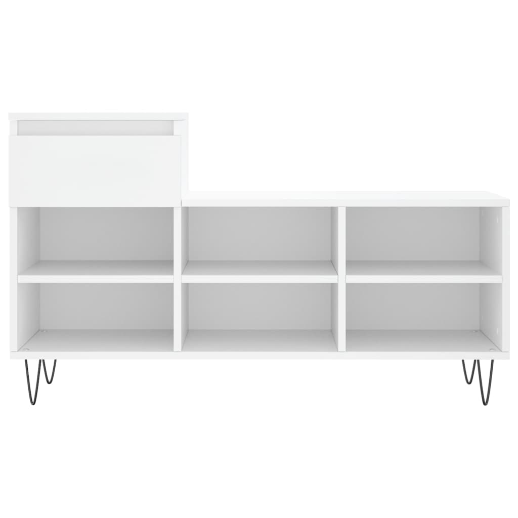 Armoire à chaussures Blanc 102x36x60 cm Bois d'ingénierie - XIOS