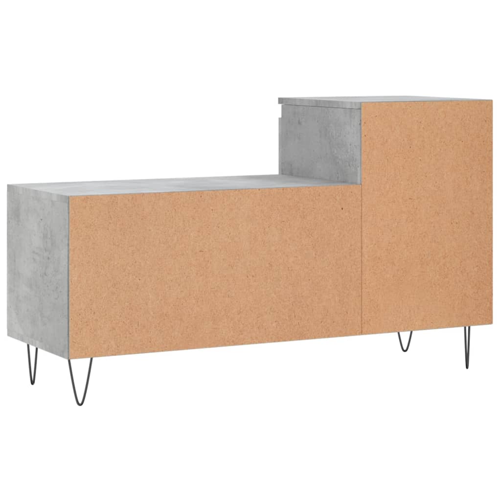 Armoire à chaussures Gris béton 102x36x60 cm Bois d'ingénierie - XIOS