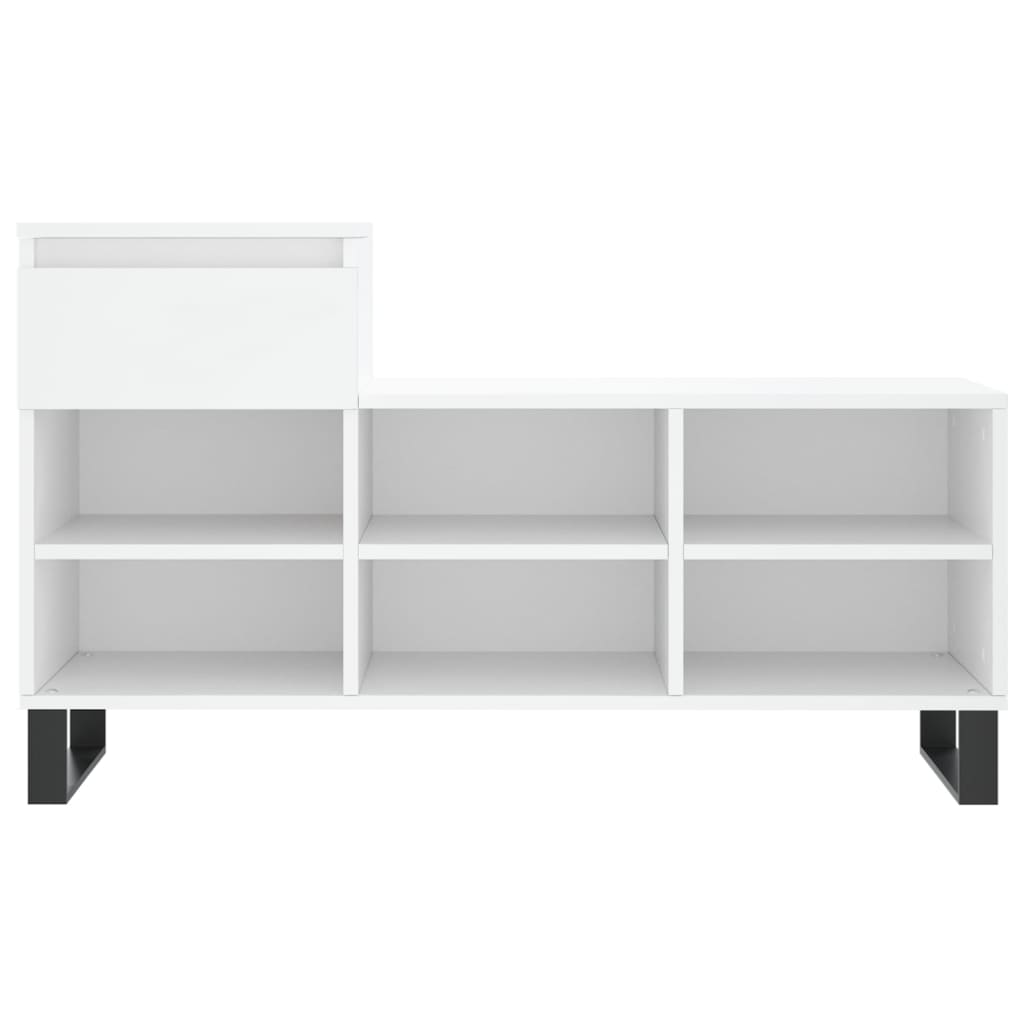 Armoire à chaussures Blanc 102x36x60 cm Bois d'ingénierie - XIOS