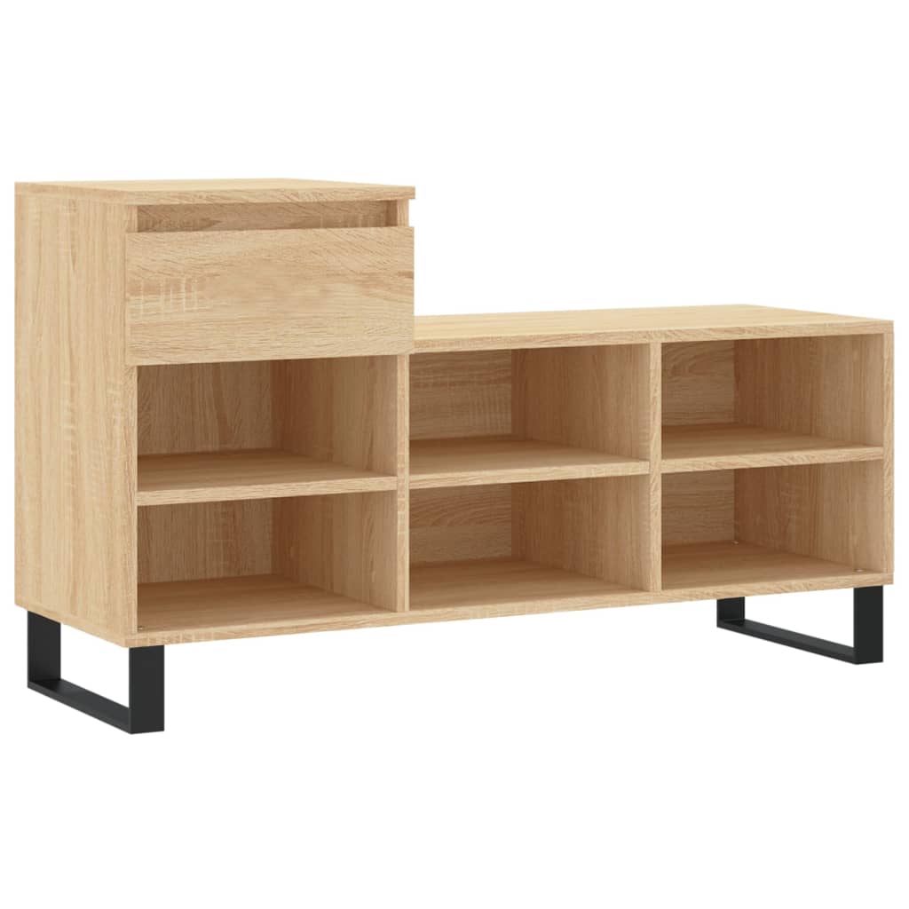Armoire à chaussures Chêne sonoma 102x36x60cm Bois d'ingénierie - XIOS