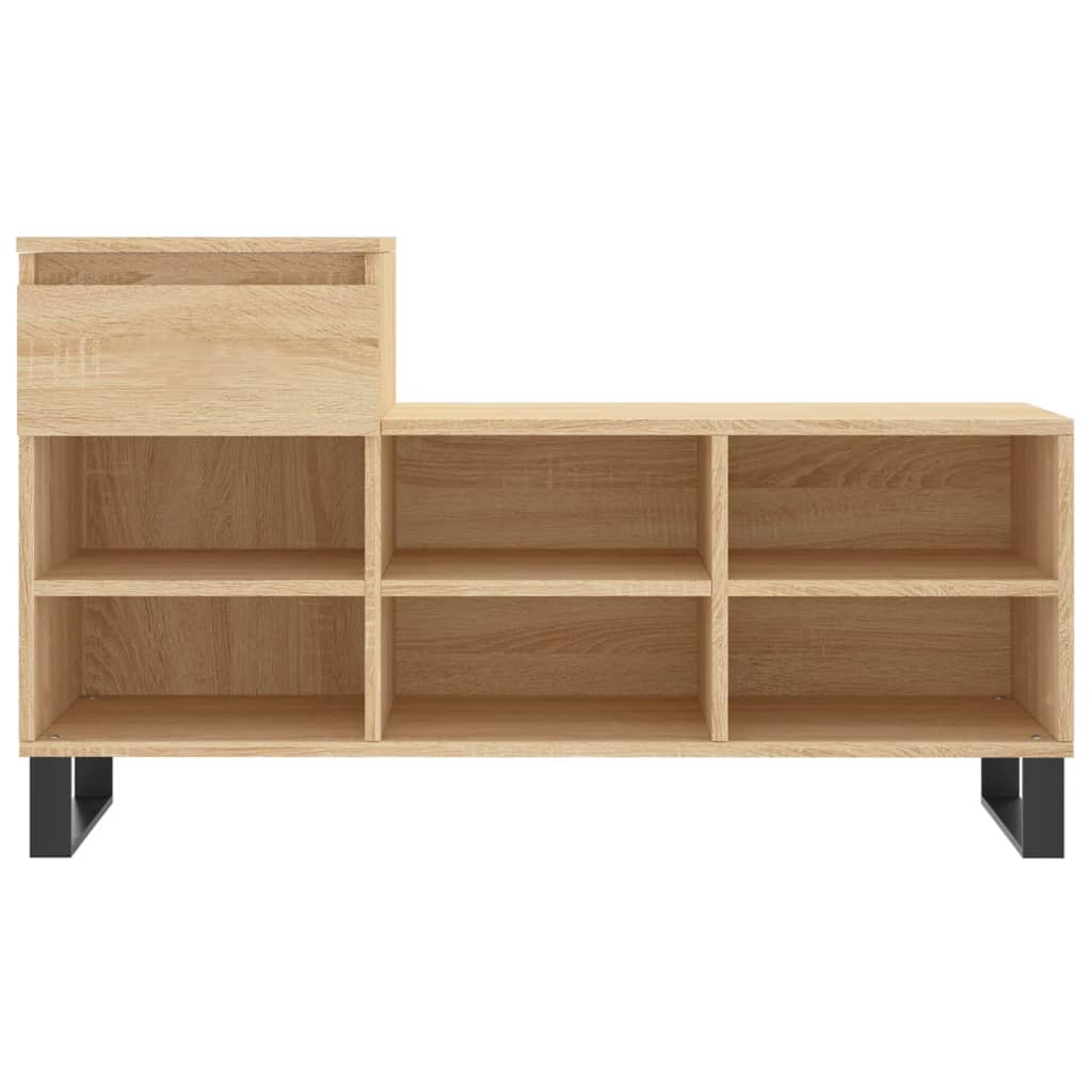 Armoire à chaussures Chêne sonoma 102x36x60cm Bois d'ingénierie - XIOS