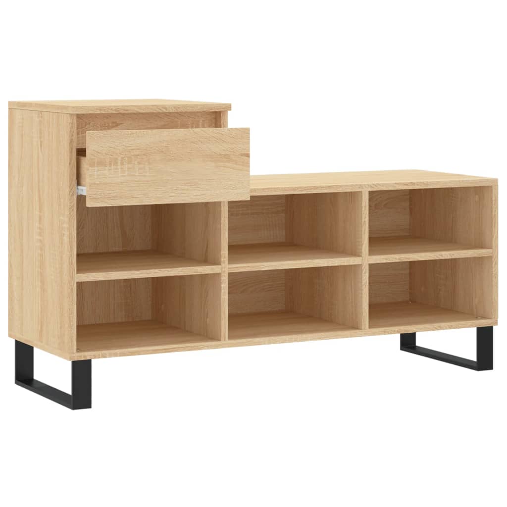 Armoire à chaussures Chêne sonoma 102x36x60cm Bois d'ingénierie - XIOS