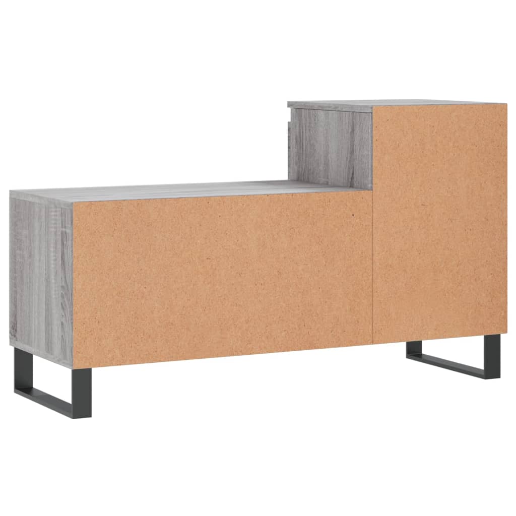 Armoire à chaussures Sonoma gris 102x36x60 cm Bois d'ingénierie - XIOS