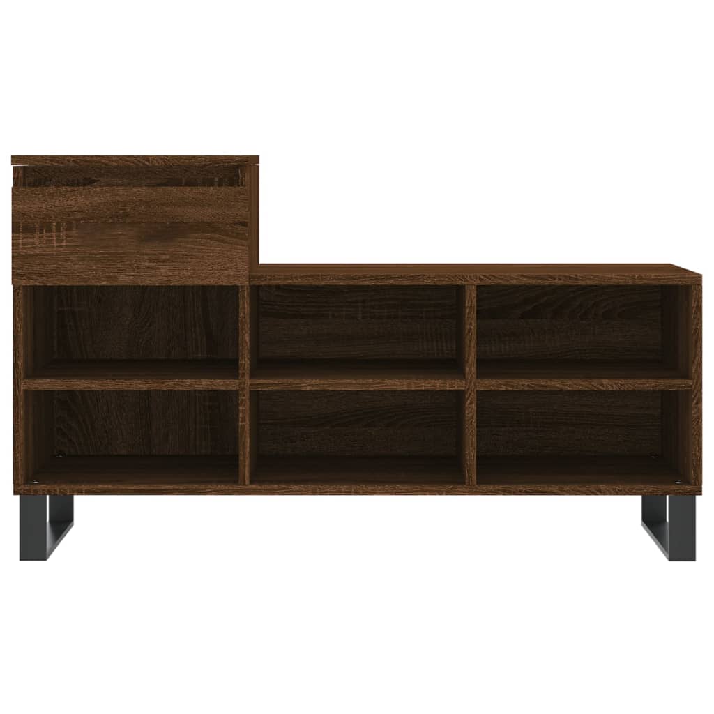 Armoire à chaussures Chêne marron 102x36x60cm Bois d'ingénierie - XIOS