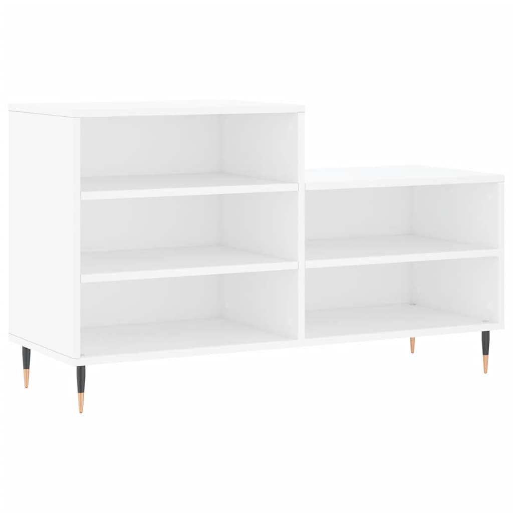 Armoire à chaussures Blanc 102x36x60 cm Bois d'ingénierie - XIOS