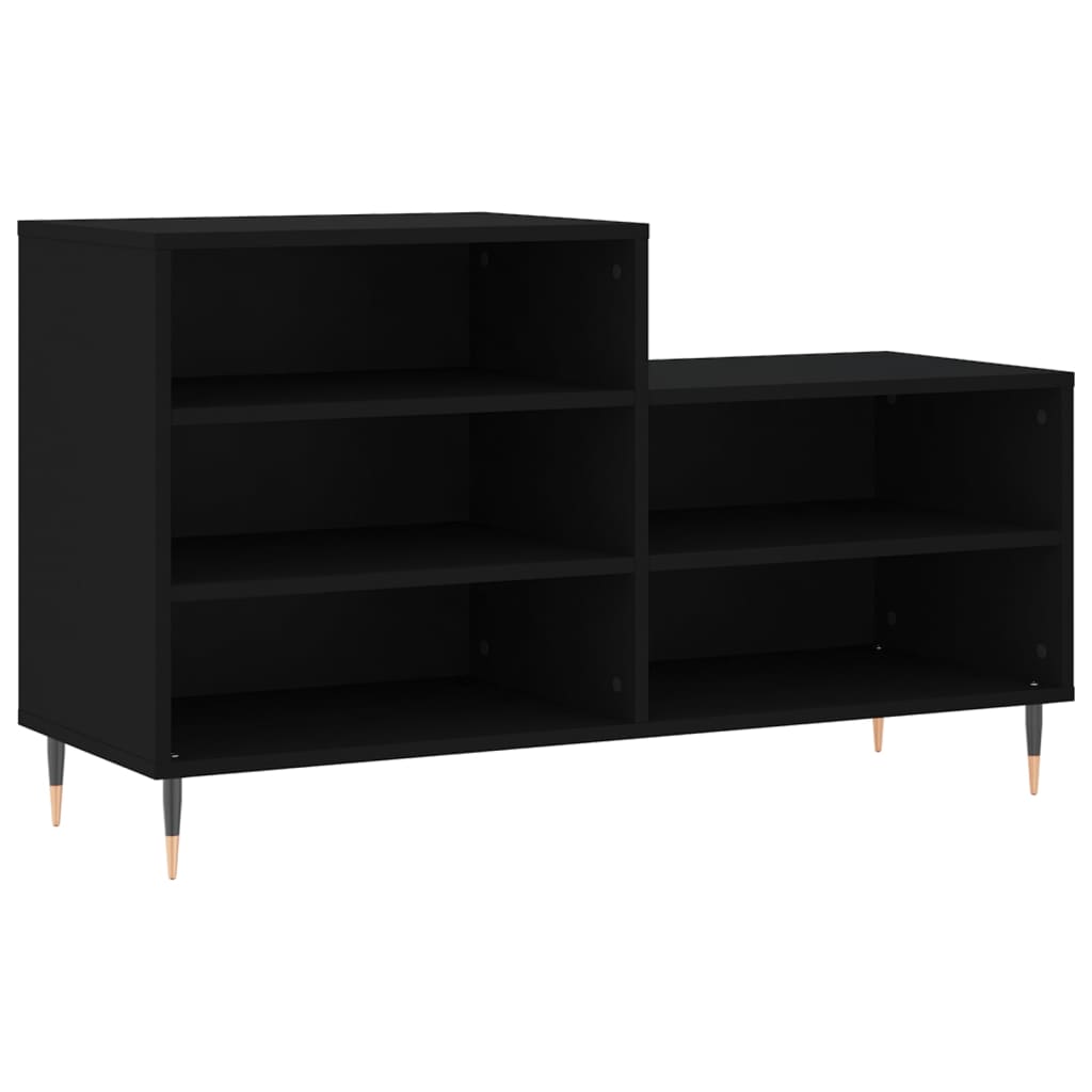 Armoire à chaussures Noir 102x36x60 cm Bois d'ingénierie - XIOS