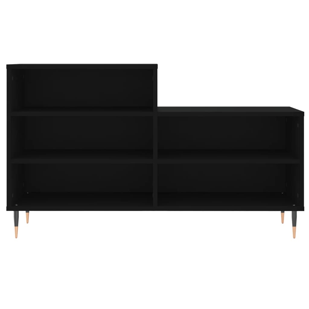 Armoire à chaussures Noir 102x36x60 cm Bois d'ingénierie - XIOS