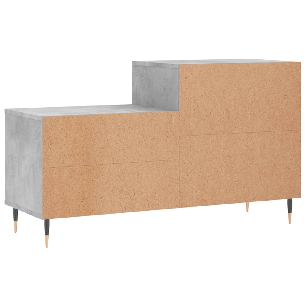 Armoire à chaussures Gris béton 102x36x60 cm Bois d'ingénierie - XIOS