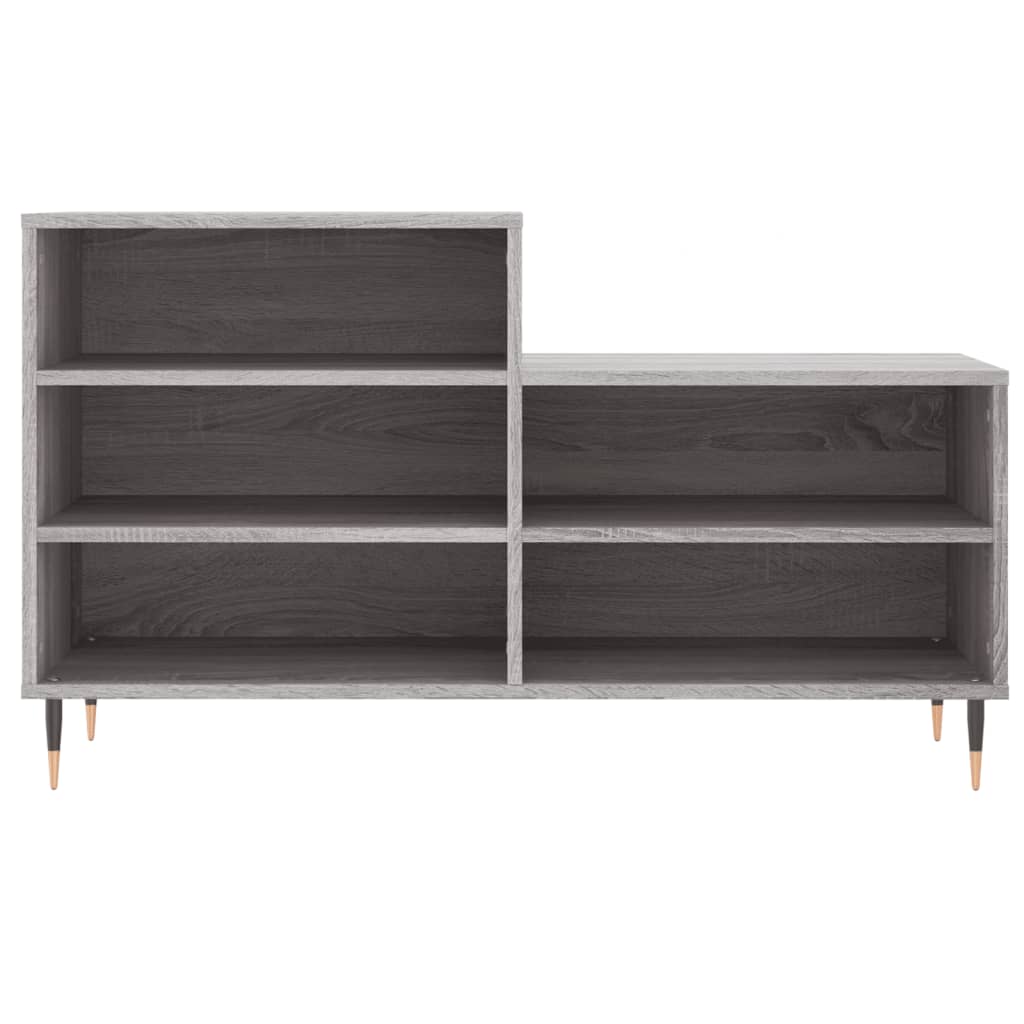 Armoire à chaussures Sonoma gris 102x36x60 cm Bois d'ingénierie - XIOS