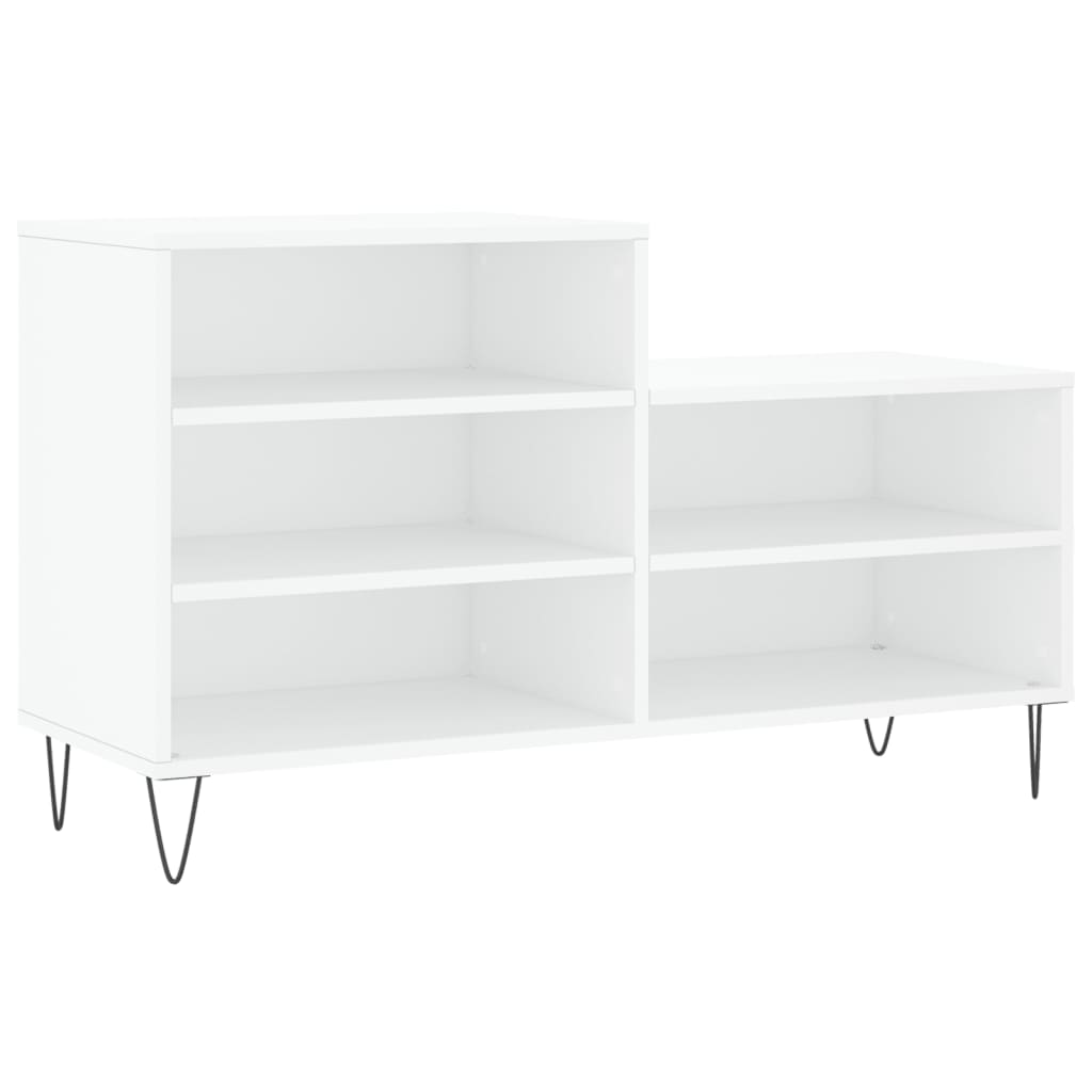 Armoire à chaussures Blanc 102x36x60 cm Bois d'ingénierie - XIOS