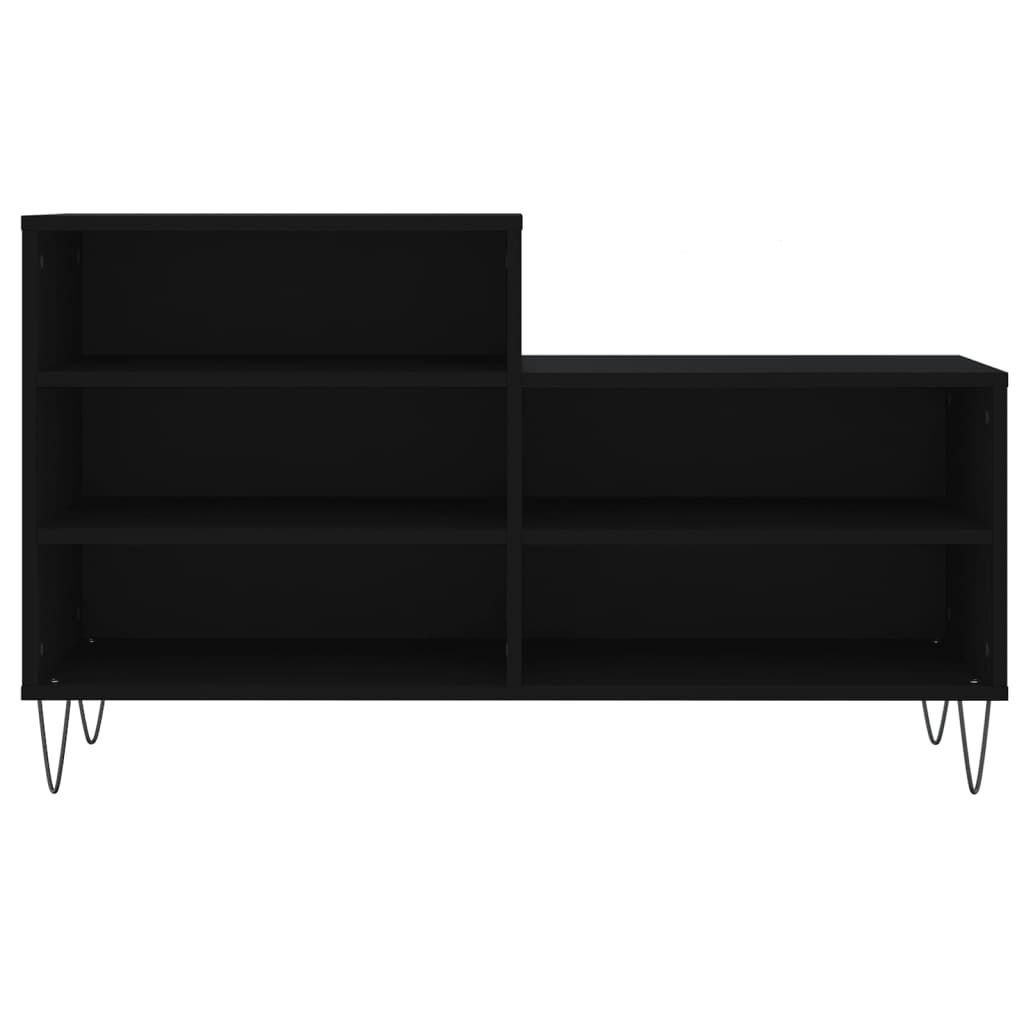 Armoire à chaussures Noir 102x36x60 cm Bois d'ingénierie - XIOS