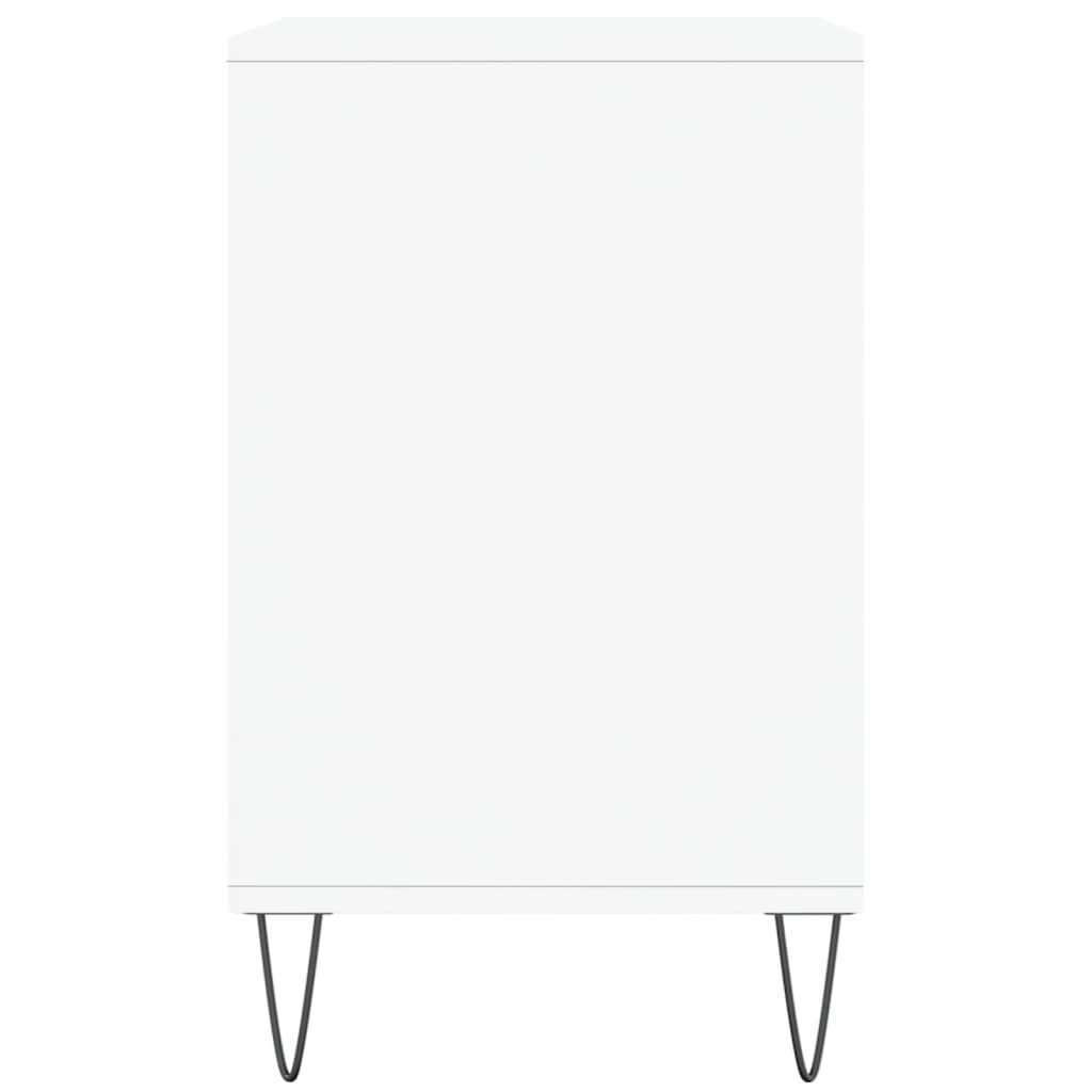 Armoire à chaussure Blanc brillant 102x36x60 cm Bois ingénierie - XIOS