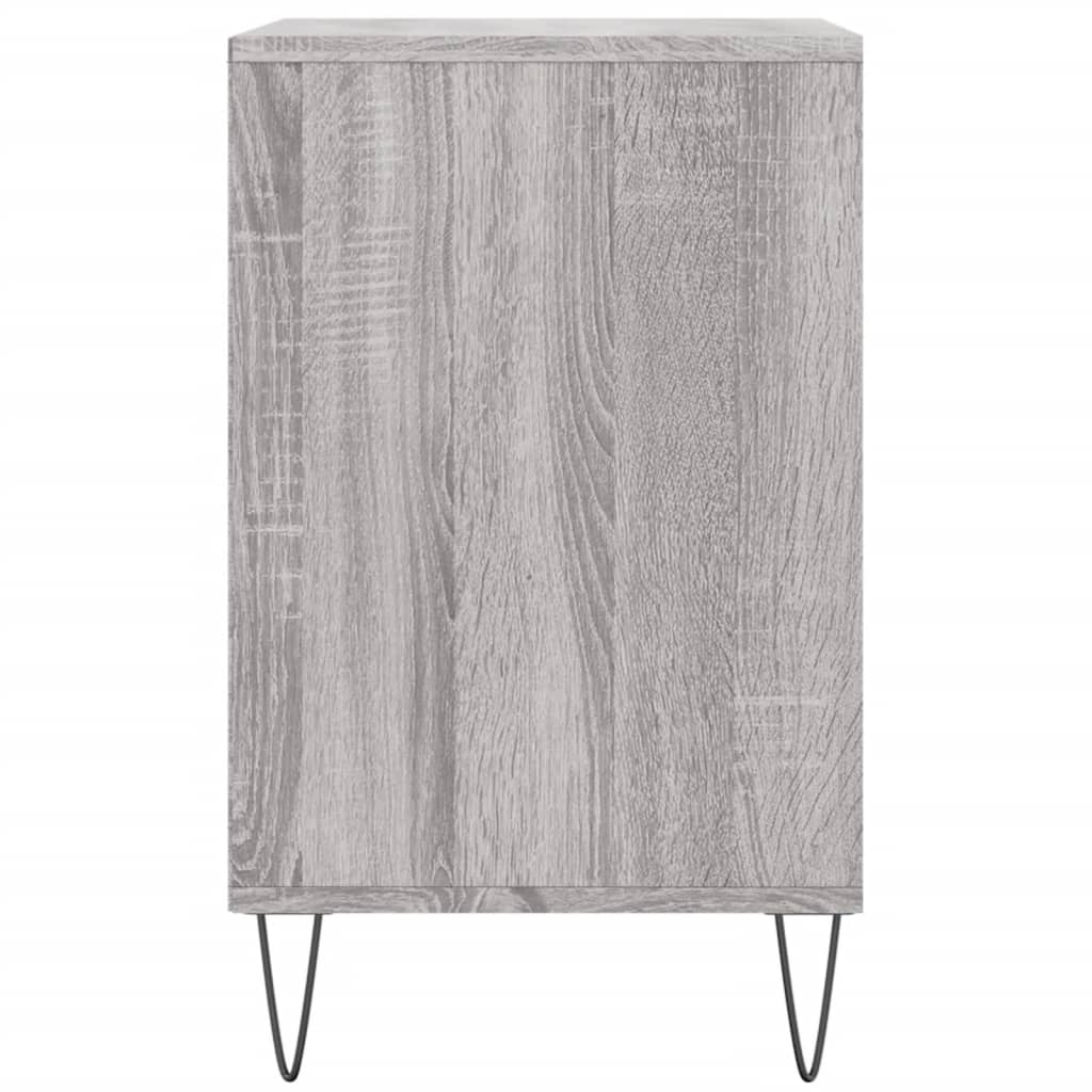 Armoire à chaussures Sonoma gris 102x36x60 cm Bois d'ingénierie - XIOS