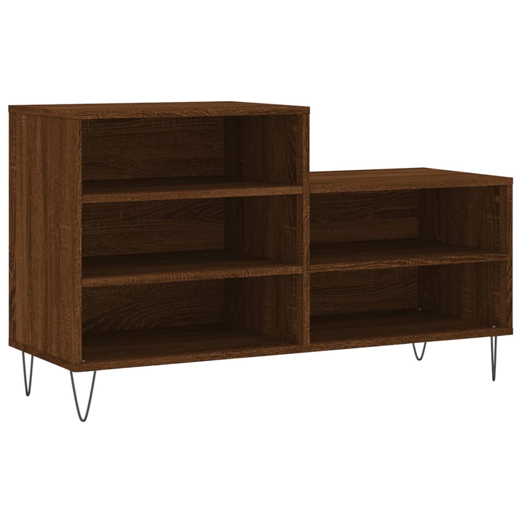 Armoire à chaussures Chêne marron 102x36x60cm Bois d'ingénierie - XIOS