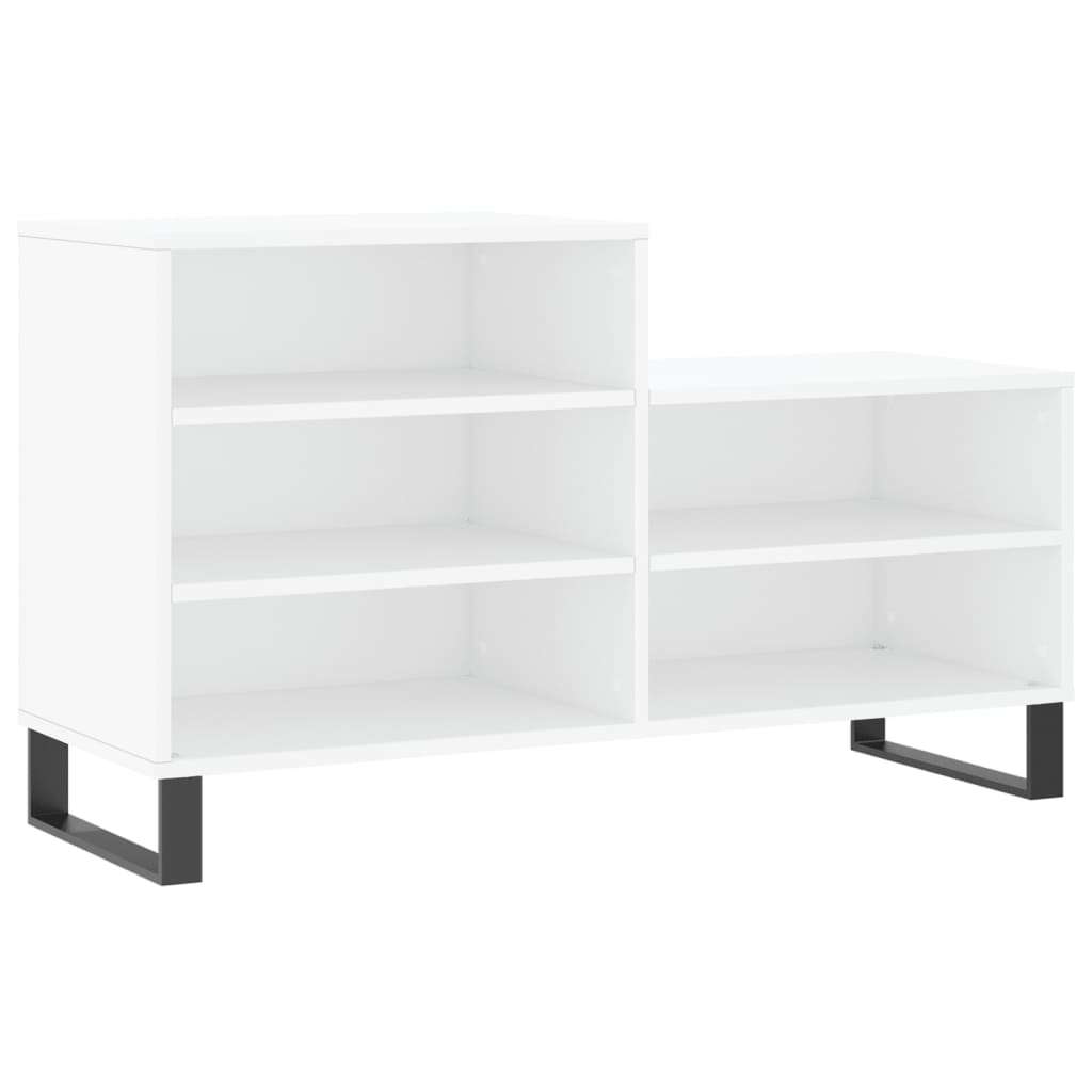 Armoire à chaussures Blanc 102x36x60 cm Bois d'ingénierie - XIOS