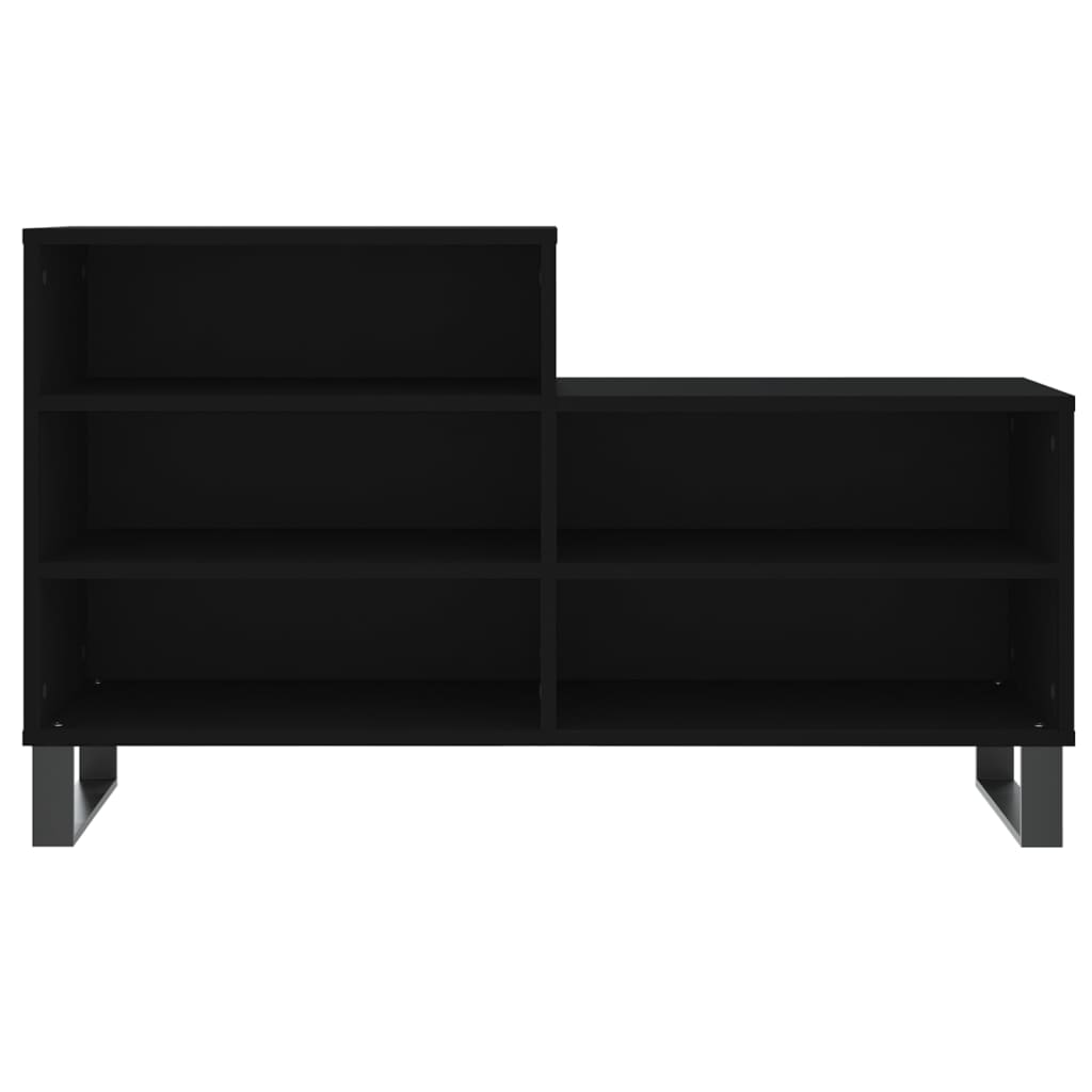 Armoire à chaussures Noir 102x36x60 cm Bois d'ingénierie - XIOS