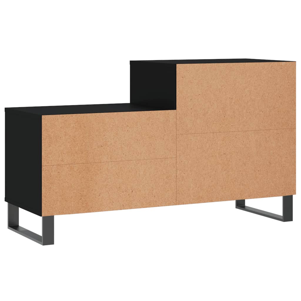 Armoire à chaussures Noir 102x36x60 cm Bois d'ingénierie - XIOS