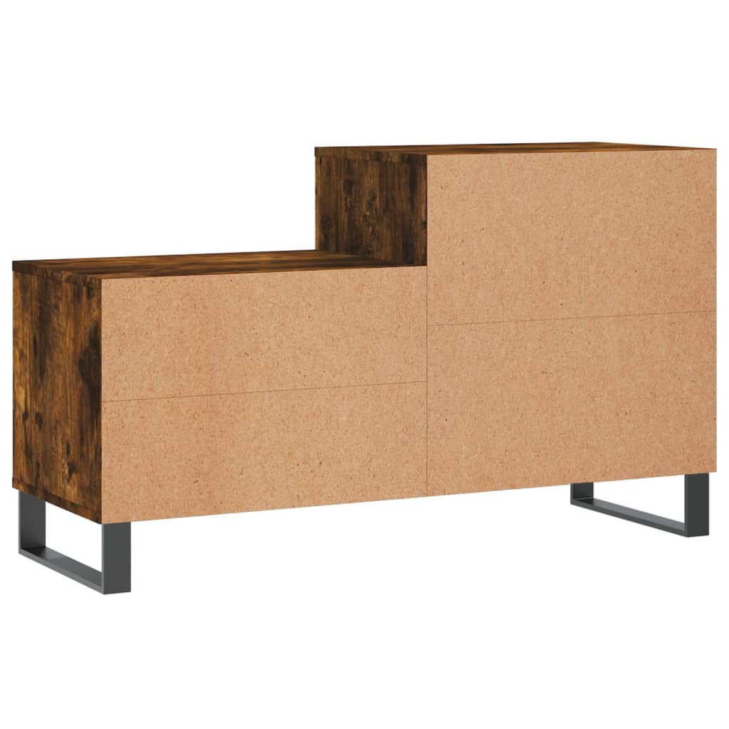 Armoire à chaussures Chêne fumé 102x36x60 cm Bois d'ingénierie - XIOS