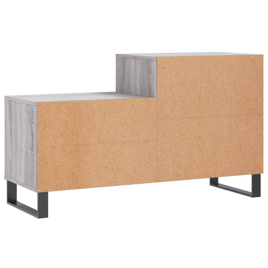 Armoire à chaussures Sonoma gris 102x36x60 cm Bois d'ingénierie - XIOS
