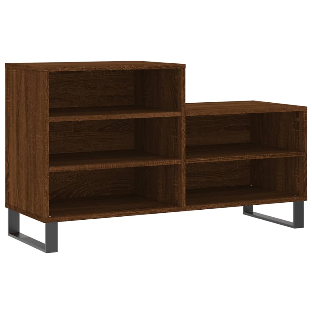 Armoire à chaussures Chêne marron 102x36x60cm Bois d'ingénierie - XIOS