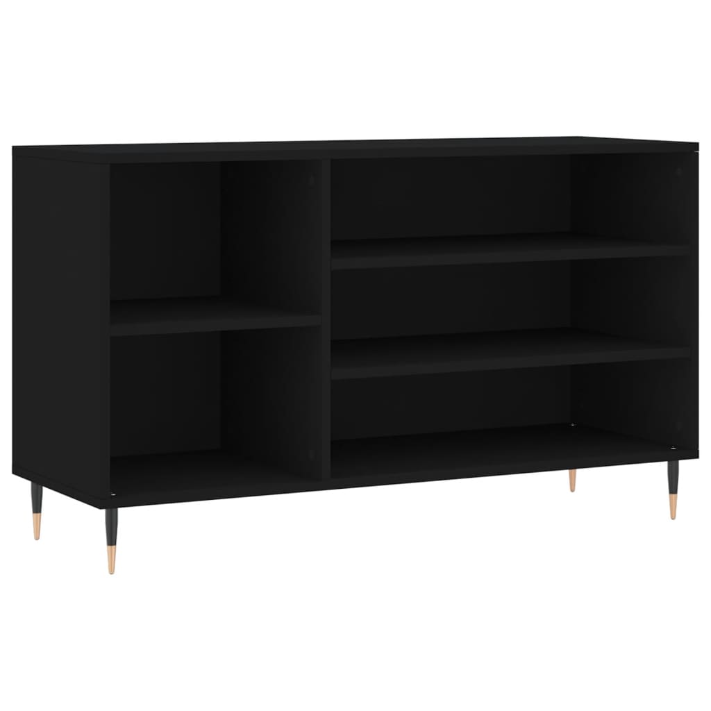 Armoire à chaussures Noir 102x36x60 cm Bois d'ingénierie - XIOS